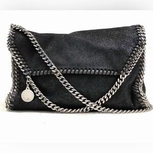 Stella McCartney Falabella Shaggy Deer Foldover half Tote